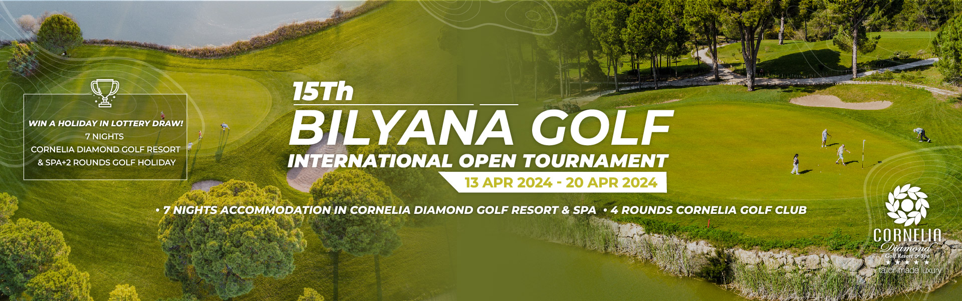 Bilyana Golf - 15Th BILYANA GOLF INTERNATIONAL OPEN TURNAJ